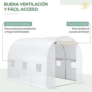 Lona de Repuesto para Invernadero Túnel 6 m²