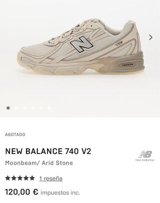 New Balance 740 Zapatillas Deportivas NUEVAS