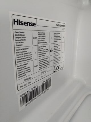 Congelador Vertical Hisense 82L