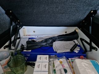 Sofá cama de 3 plazas con chaise longue gris