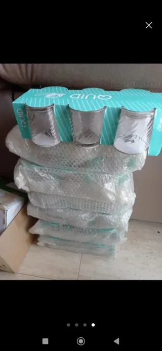 6 Bicchieri di Vetro per Acqua