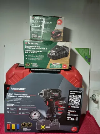 Parkside Llave de Impacto 20V Sin Batería