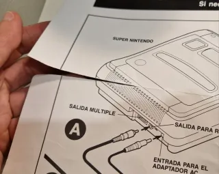 Póster Instrucciones Super Nintendo