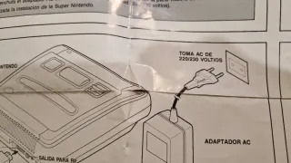 Póster Instrucciones Super Nintendo