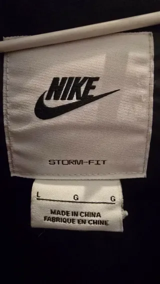 Plumífero largo Nike Windrunner Negro