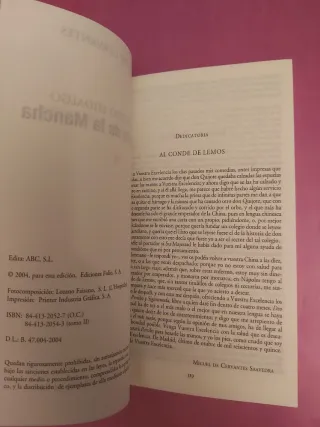 El ingenioso hidalgo don quijote de la mancha