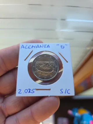 Moneda 2 euros Alemania 2025 Conmemorativa, ceca D