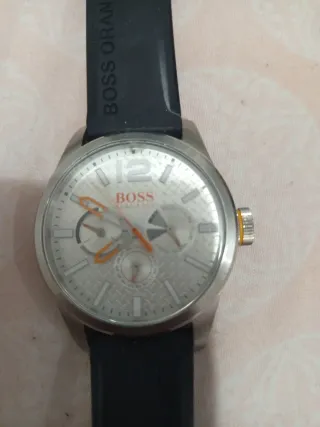 Reloj Boss Orange Negro y Plateado