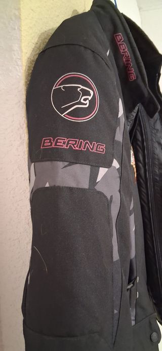 Chaqueta Bering Moto Negra Talla L