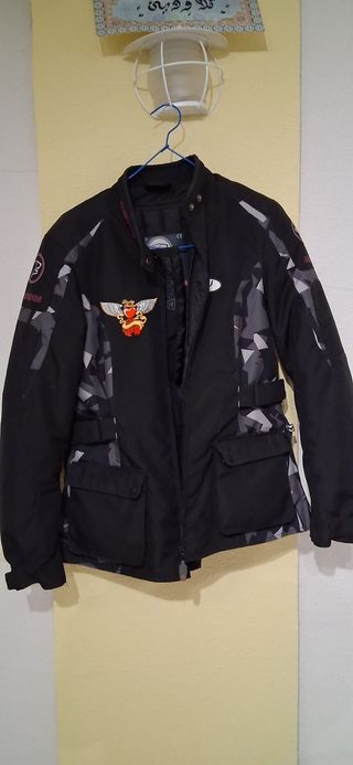 Chaqueta Bering Moto Negra Talla L