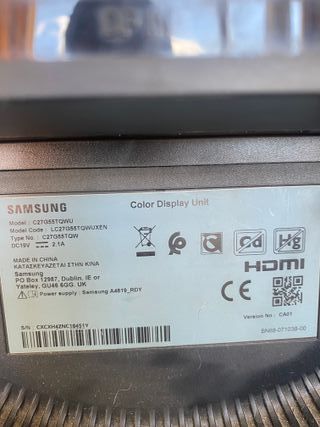 Samsung Odyssey G5 27 Pantalla Quemada