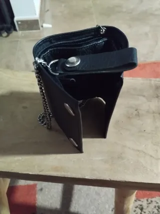 Billetera de cuero unisex