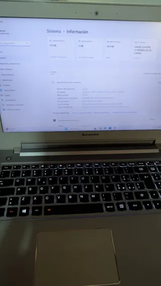 Ordenador portátil Lenovo I7