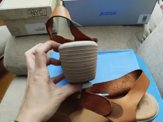 Sandalias Ixoo Beige y Marrón