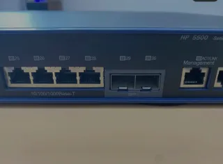 OFERTA DE 2 SWITCH'S !!!! HP A5500-24G-4SFP-2SFP+
