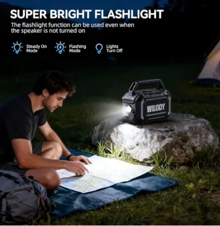 Altavoz Bluetooth WILODY Negro Multicolor