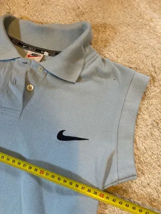 Polo Nike sin mangas azul Talla M