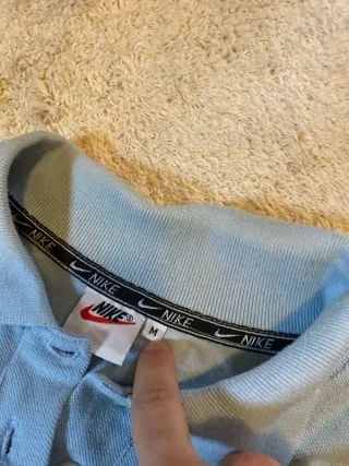 Polo Nike sin mangas azul Talla M