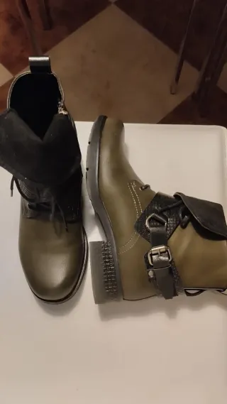 Botines verdes talla 37