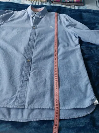 Camisa de vestir azul caballero