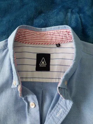Camisa de vestir azul caballero