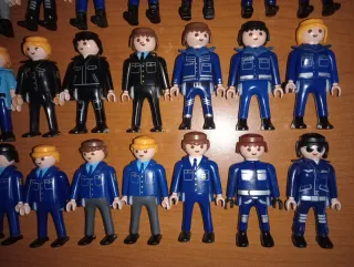 Playmobil-Lot 24 Policías diferentes departamentos