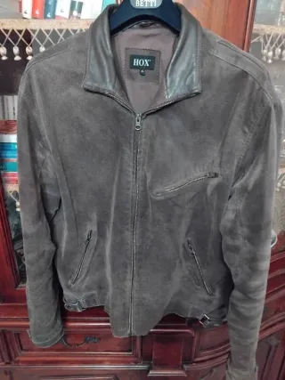 Giacca uomo HOX Vera Pelle Marrone