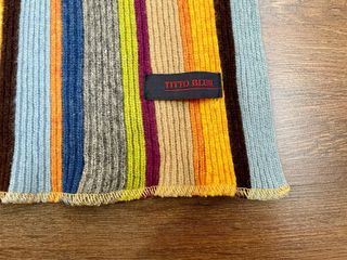 Lote 6 bufandas de invierno multicolor