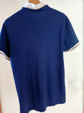 Polo Nike Azul y Blanco