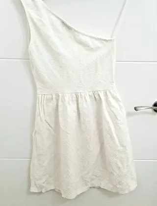 Vestido Asimétrico Blanco