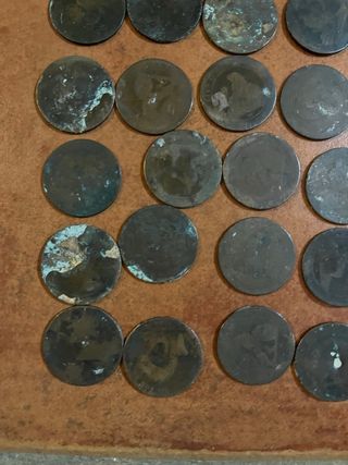 monedas cobre deterioradas La mayoría Alfonso XII