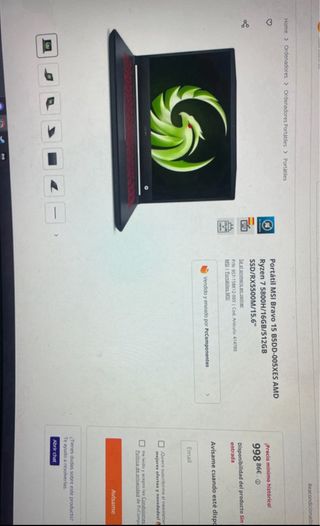 Portátil Gaming MSI Bravo 15