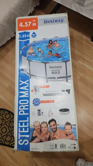 Piscina Bestway Steel Pro MAX 4.57m x 1.22m