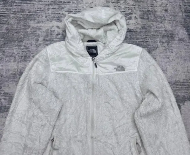 Chaqueta The North Face con cremallera para mujer blanca