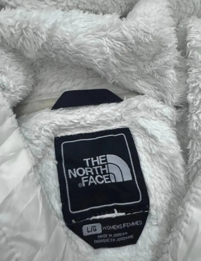 Chaqueta The North Face con cremallera para mujer blanca