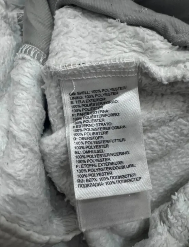 Chaqueta The North Face con cremallera para mujer blanca