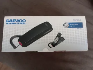 Teléfono fijo Daewoo negro