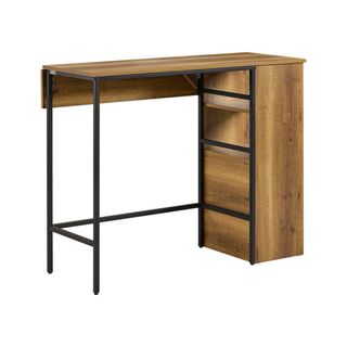 Mesa bar extensible madera y metal