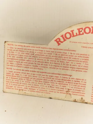 Adhesivo Rioleón Safari 1974 original