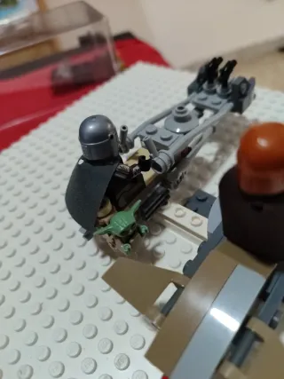 Lego Star Wars Mandalorianos con Speeder