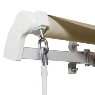 Toldo Balcón 350x250cm Manivela Metal Beige