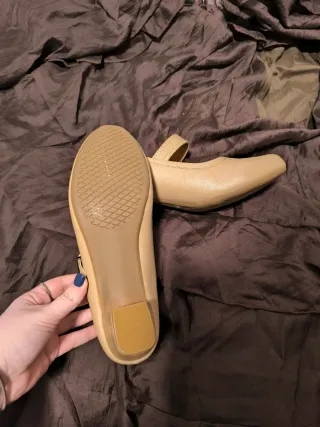 Zapatos tacón ortopédicos beige