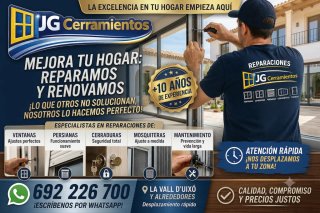 Reparación ventanas y persianas y mosquiteras