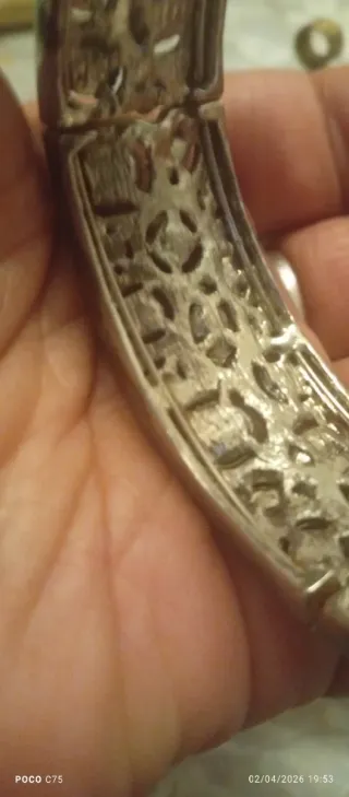 Pulsera Vintage con Piedras Verdes y Plateadas