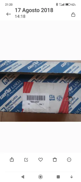 Termostato Ref 46514953 Fiat Bravo Brava Marea Mad