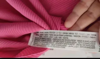 Top rosa asimétrico Zara talla L