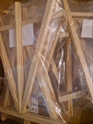 Caballetes de madera para manualidades