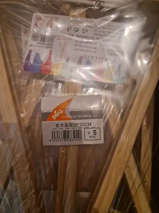 Caballetes de madera para manualidades