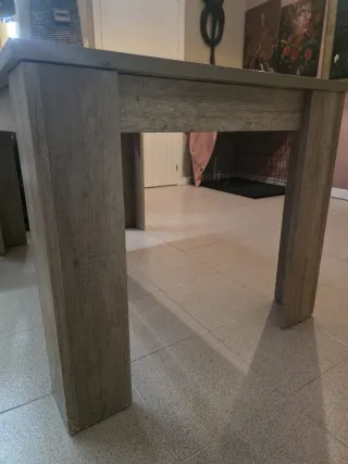 Mesa comedor 138 x 80 x 75 extensible a 2 m