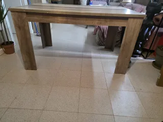 Mesa comedor 138 x 80 x 75 extensible a 2 m